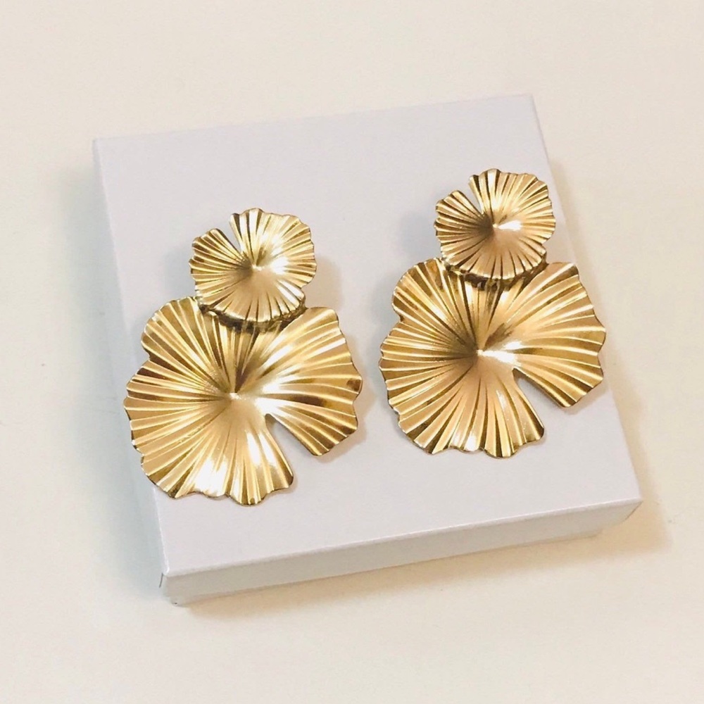 Gold Statement Earrings